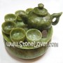 Jade Cut Shape / ชุดน้ำชาหยกเขียว [13040877]