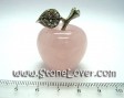 Rose Quartz / หินแกะสลักโรส ควอตซ์-แอปเปิ้ล [13121412]